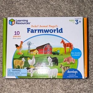 New in Box Learning Resources Pocket Farmworld Animal Playset - 10 pieces
